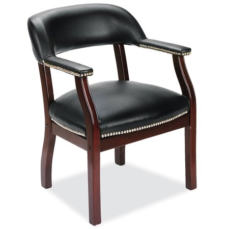 OFFICESOURCE Lancaster Collection Guest Chair with Mahogany Frame 271VBK